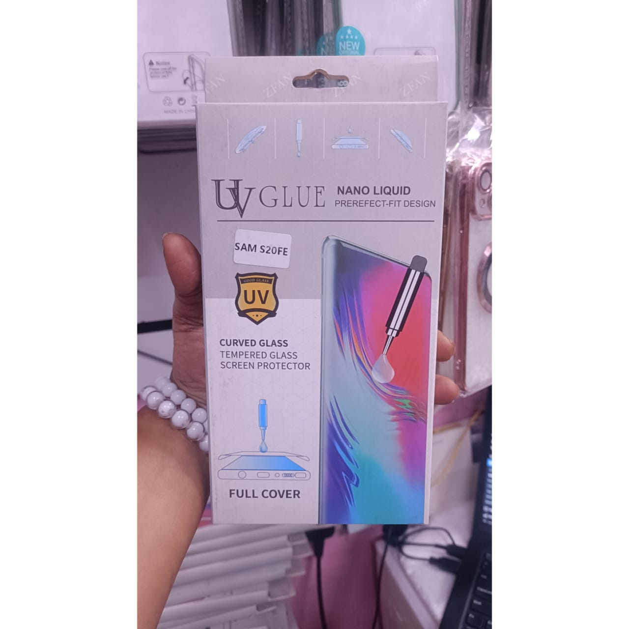Tempered Glass uv glue For Samsung Galaxy S20 FE
