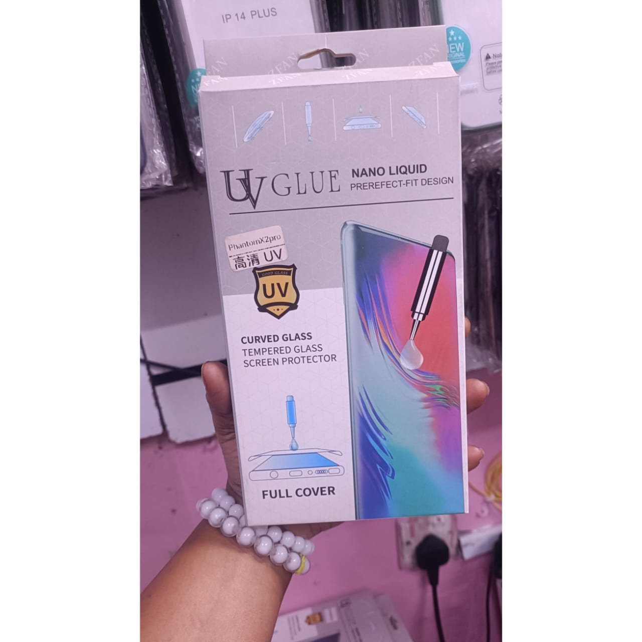 tecno Phantom X2 Pro uv glue Quality Curved screen protector