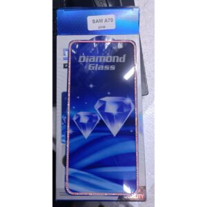 Diamond Mobile Phone Screen Glass Film pink for samsung A70