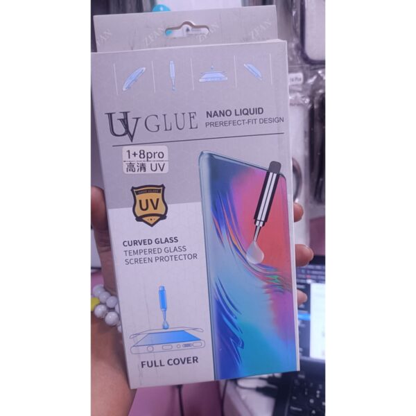 UV glue Tempered Glass Screen Protector High Clear For OnePlus 8pro