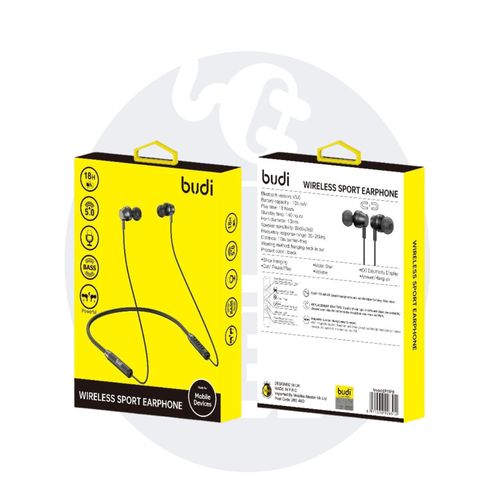 Budi EP15EB 18hrs playtime wireless sport earphone