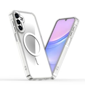 For Samsung Galaxy A15 5G 4G MagSafe Magnetic Clear Phone Case MagSafe Case for Samsung A15 shockproof, Magnetic Ring