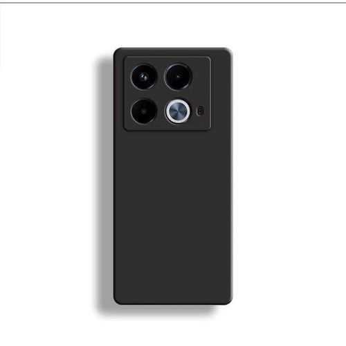 Infinix Note 40 Unique And Stylish Black Silicone Phone Case/ Cover
