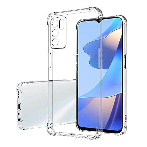 Oppo A16 Clear Transparent Shockproof Protection Back Cover