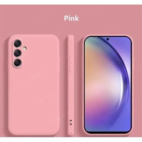 SAMSUNG A35 5G PINK SILICONE BACK CASE