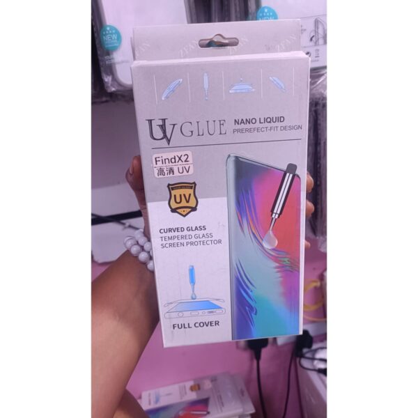 For OPPO Find X2 uv glue Tempered Glass screen protector