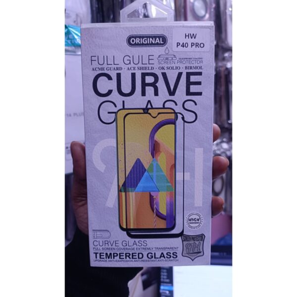 Huawei P40 Pro Full Glue Curved Screen Protector-Full HD