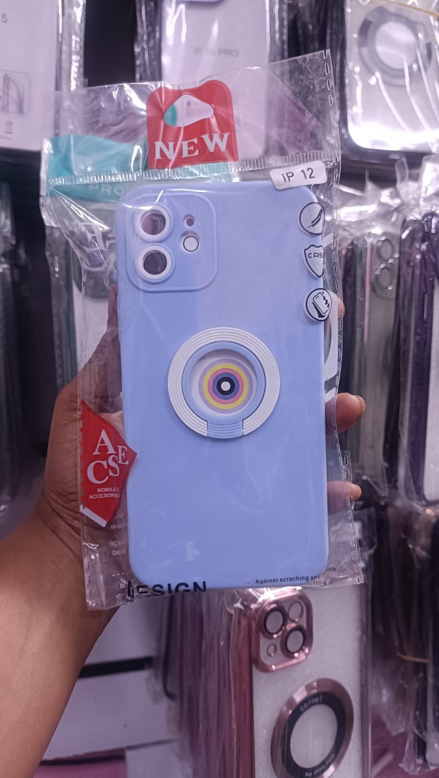 Iphone 12 smooth fancy back cover