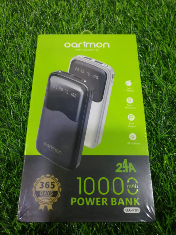 Oarimon 10000 Mah Power Bank PD Charging