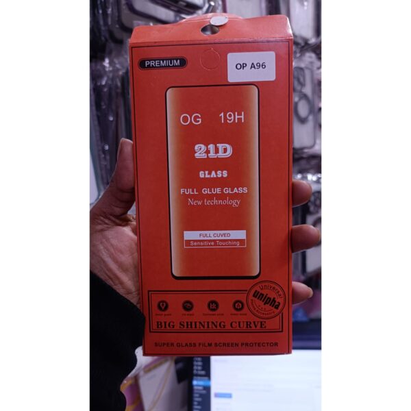 Oppo A96 Full Cover Glass Screen Protector - Clear