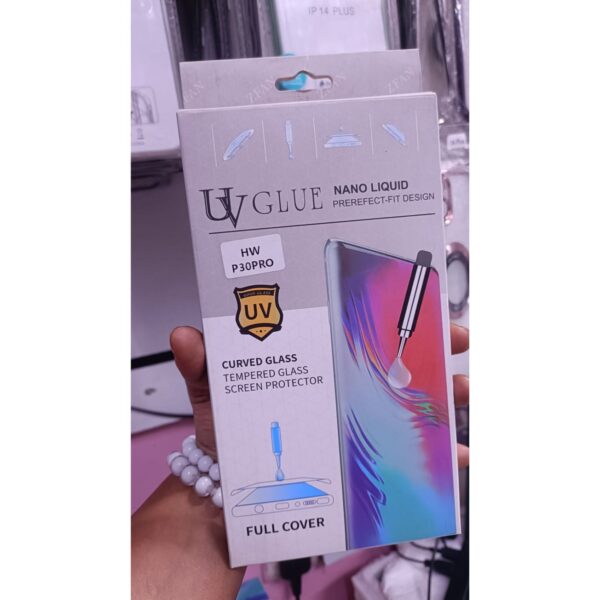 Huawei P30 Pro uv glue Screen Protector-Full Glass Screen Guard