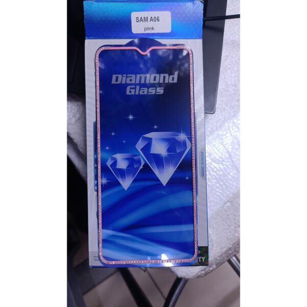 Diamond Mobile Phone Screen Glass Film pink for samsung a06