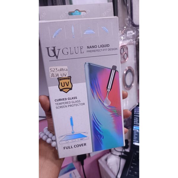 UV glue Screen Protector FOR SAMSUNG S23 ULTRA – Ultimate Protection for Curved Screens FOR S23 ULTRA