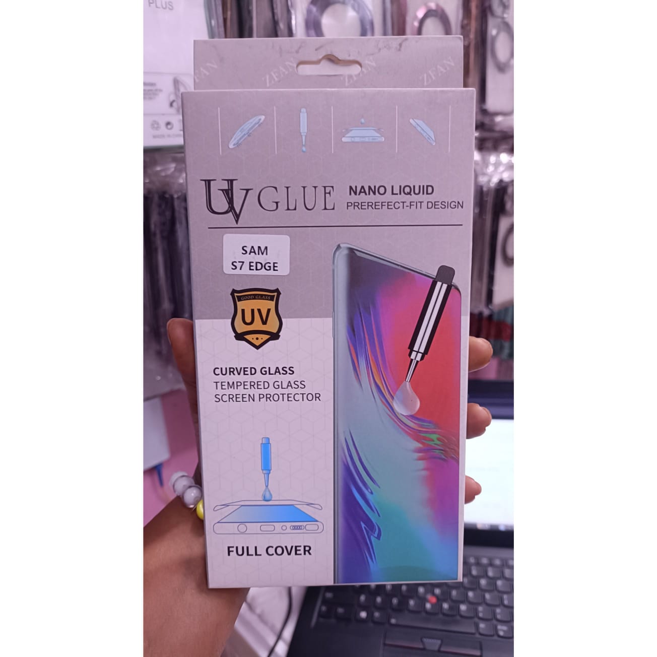 Curved glass for Samsung Galaxy S7 Edge Full Cover Tempered Glass Screen uv glue Protector For Samsung S7edge S7 Protective Film Glass