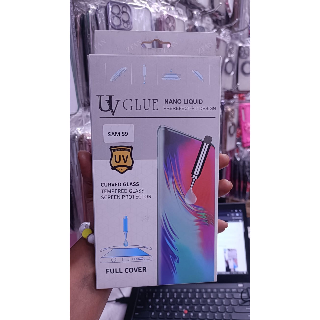 For Samsung Galaxy S9 Curved Liquid Full Glue Glass Protector