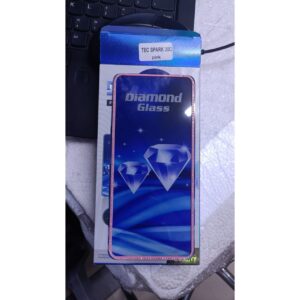 Diamond Mobile Phone Screen Glass Film pink for techno spark 30c