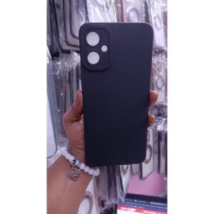 Tecno Spark 9T Soft Silicone Non Slippery Protective Back Cover Case black