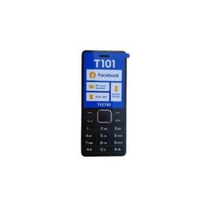tecno T101 FEATURE PHONE - Dual Sim, FM, BT, Torch - Black