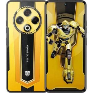Tecno SPARK 30 Transformer, 6.78'', 128GB ROM+8GB RAM*(+8GB Extended Ram)_ SONY IMX682 64MP Camera (4G Dual SIM), 5000mAh-BumbleBee Edition