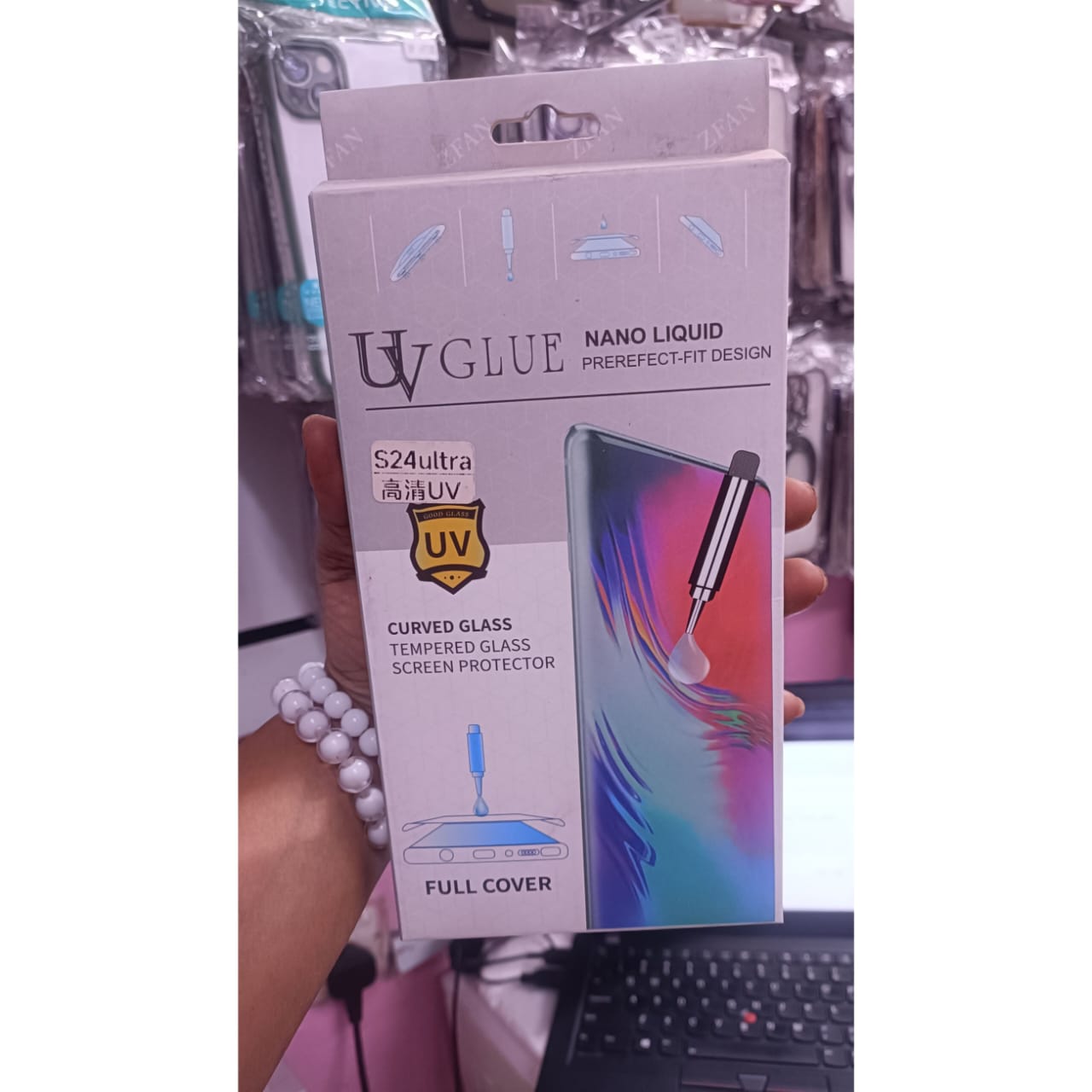 Nano Optics Nano UV Glue Curve Temper Glass Screen Protector For Samsung Galaxy S24 ultra2