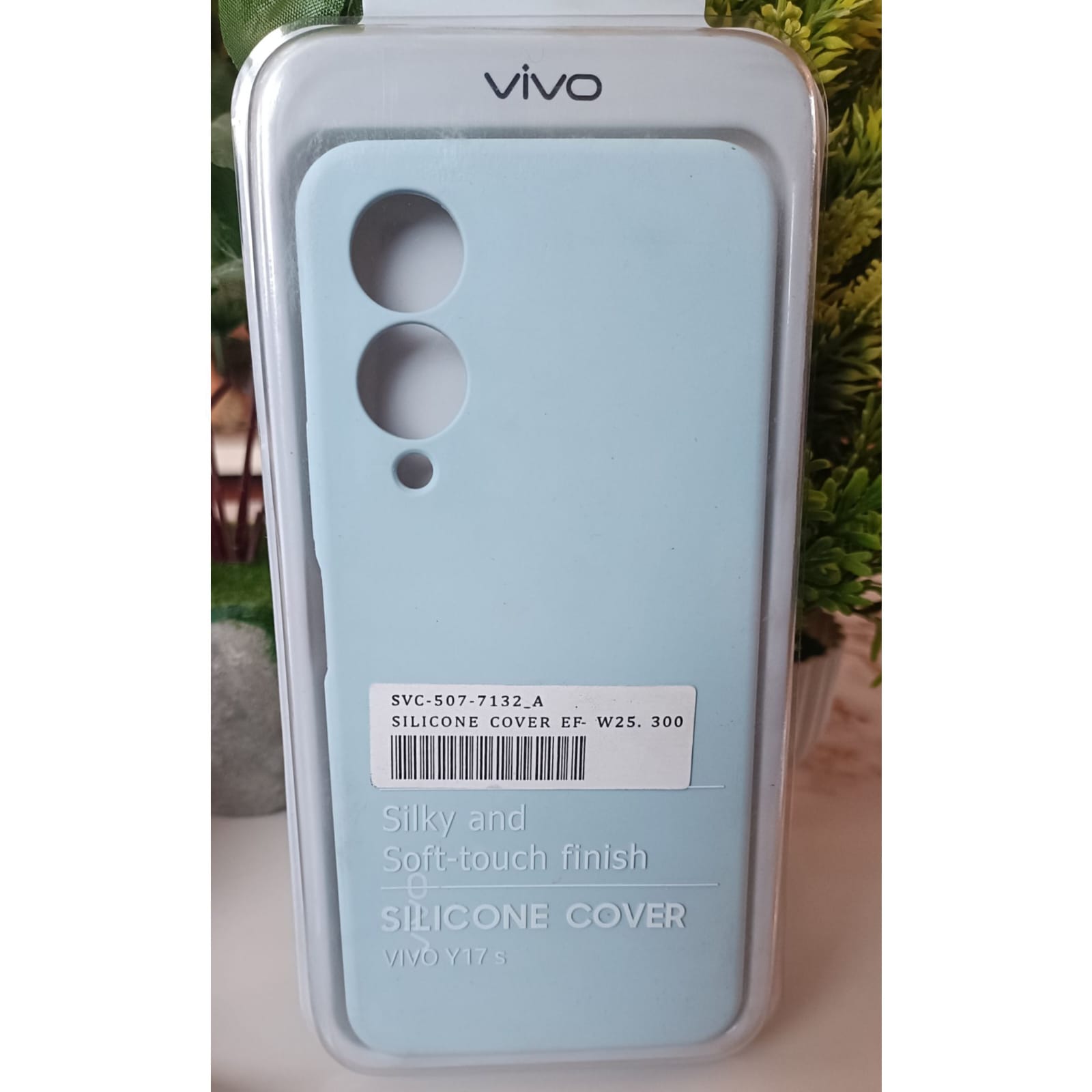 Side Shock Proof Rubberised Back Case Cover for Vivo Y17s